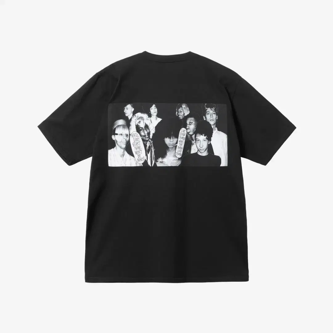 Stussy Stussy x Martine Rose Collage Pigment Dyed T-Shirt Black