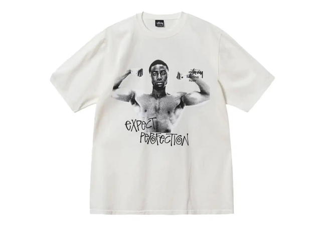 Stussy Stussy x Martine Rose Stand Firm Pigment Dyed Tee Natural - view 1
