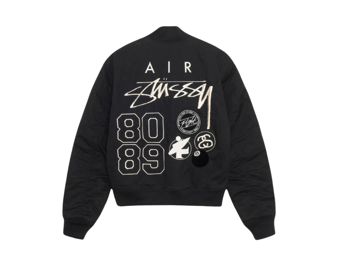 Stussy Stussy x Nike Reversible Varsity Jacket Black Sail