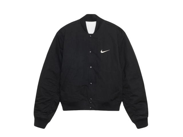 Stussy Stussy x Nike Reversible Varsity Jacket Black Sail - view 2