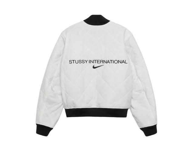 Stussy Stussy x Nike Reversible Varsity Jacket Black Sail - view 3