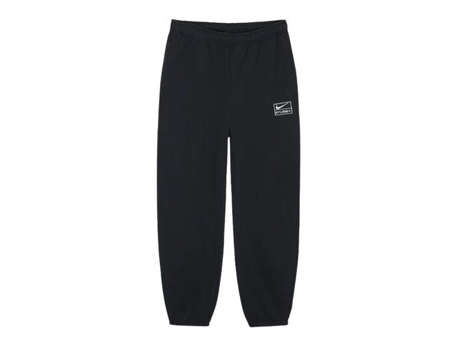 Stussy Stussy x Nike Stone Washed Fleece Sweatpants Black (Asia Sizing FW23) - view 1