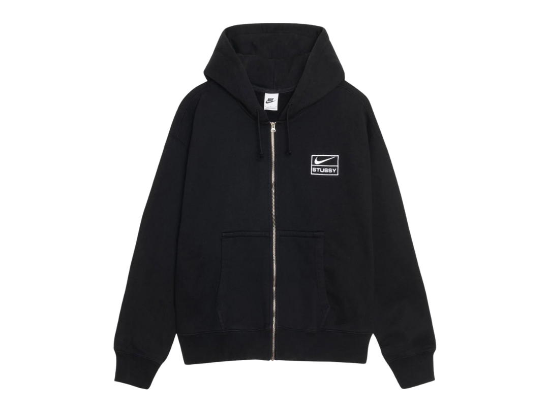 Stussy Stussy x Nike Stone Washed Fleece Zip Hoodie Black