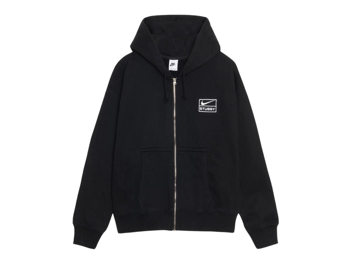 Stussy Stussy x Nike Stone Washed Fleece Zip Hoodie Black