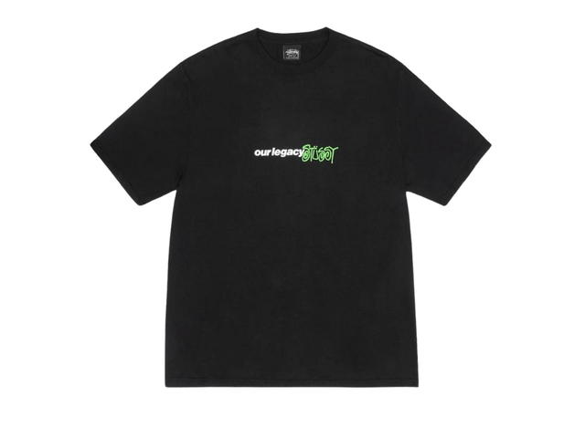 Stussy Stussy x Our Legacy Ol Sport Pigment Dyed Tee Black - view 1