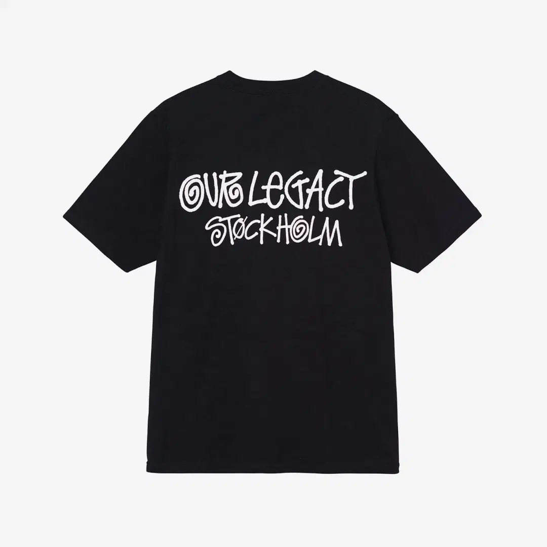 Stussy Stussy x Our Legacy x Denim Tears Stockholm T-Shirt Black