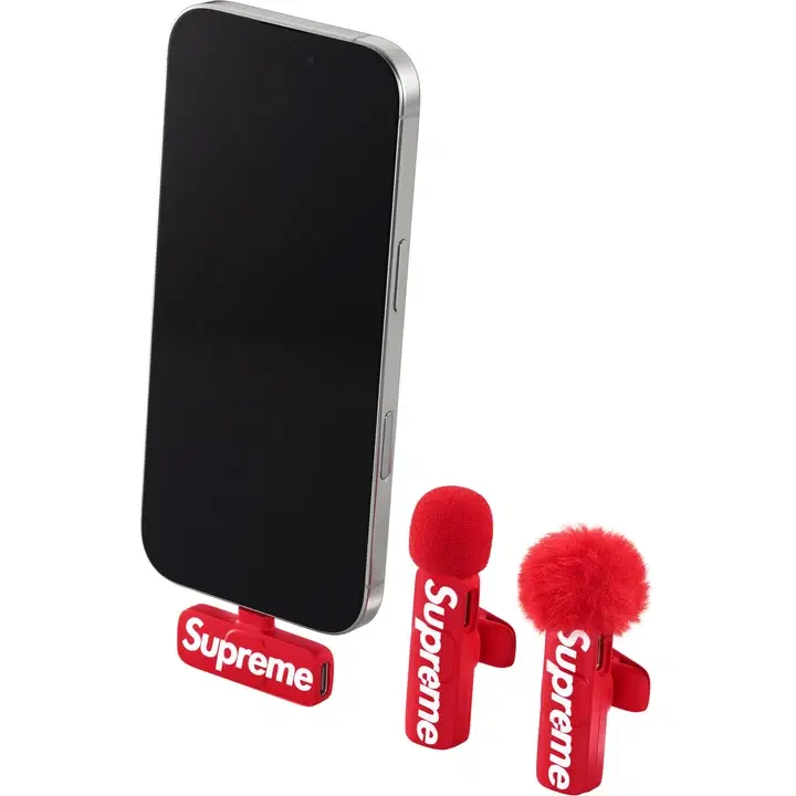 Supreme Supreme Mini Mics (Set of 2) Red