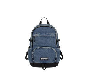 Buy Supreme Denim Backpack Washed Indigo (FW25) at Sasom – Authentic and Ready to Ship