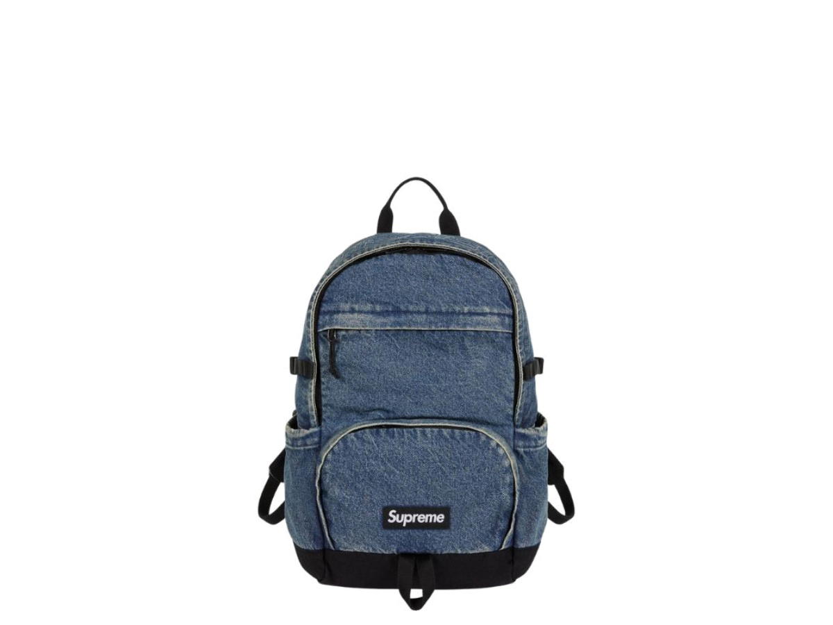 Supreme Supreme Denim Backpack Washed Indigo (FW25)