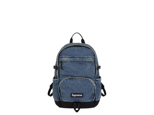 Supreme Supreme Denim Backpack Washed Indigo (FW25) - view 1