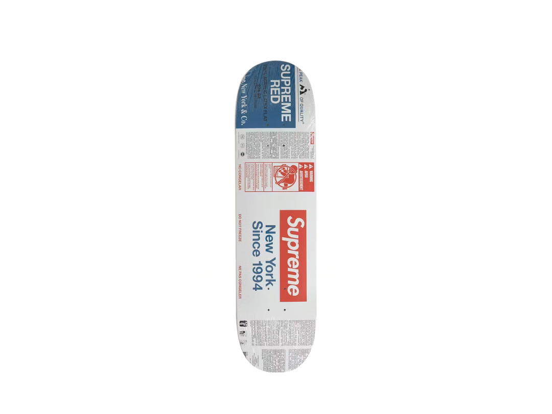 Supreme Supreme Paint Skateboard Deck White