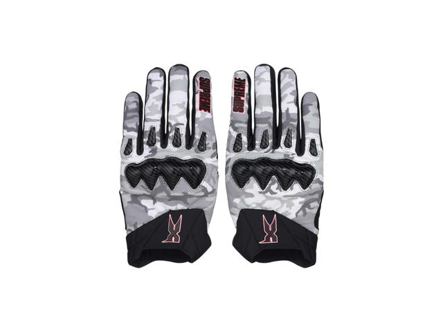 Supreme Supreme x Fox Racing DMX Bomber Gloves Snow Camo (FW25) - view 1