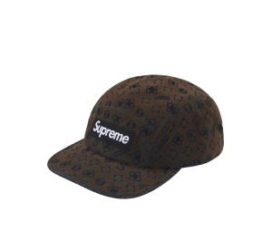 Buy Supreme Flocked Denim Camp Cap Brown at Sasom – Authentic and Ready to Ship