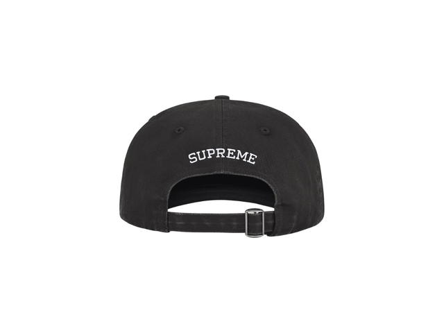 Supreme Supreme Pigment Coated 2-Tone S Logo 6-Panel Black (FW25) - view 2