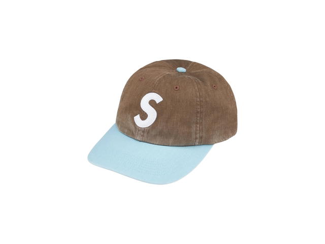 Supreme Supreme Pigment Coated 2-Tone S Logo 6-Panel Brown (FW25) - view 1