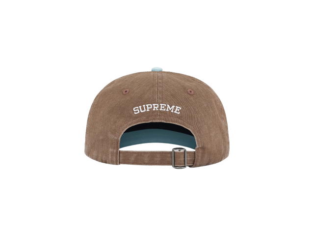 Supreme Supreme Pigment Coated 2-Tone S Logo 6-Panel Brown (FW25) - view 2