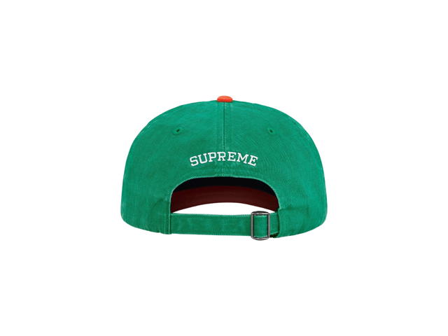 Supreme Supreme Pigment Coated 2-Tone S Logo 6-Panel Green (FW25) - view 2