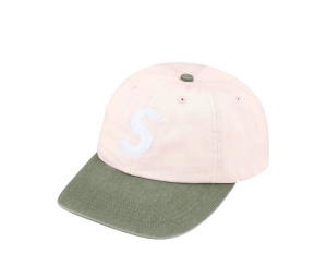 Buy Supreme Pigment Coated 2-Tone S Logo 6-Panel Light Pink (FW25) at Sasom – Authentic and Ready to Ship