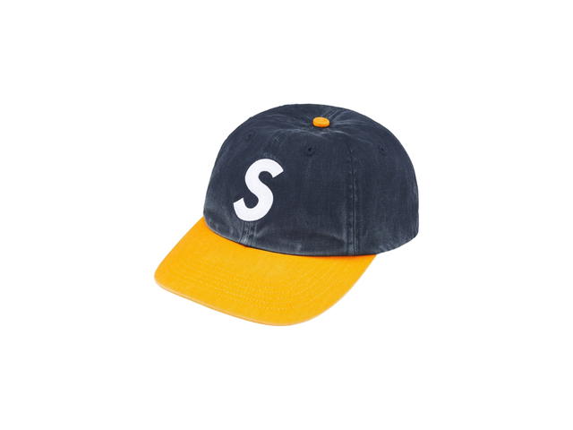 Supreme Supreme Pigment Coated 2-Tone S Logo 6-Panel Navy (FW25) - view 1