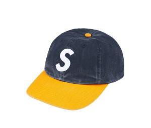 Supreme Supreme Pigment Coated 2-Tone S Logo 6-Panel Navy (FW25) - view 2