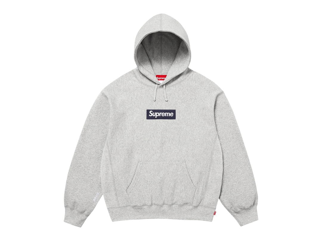 Supreme Supreme Box Logo Hooded Sweatshirt Heather Grey (FW25)