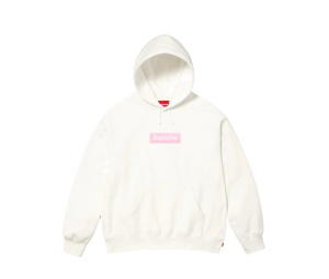 Buy Supreme Box Logo Hooded Sweatshirt White (FW25) at Sasom – Authentic and Ready to Ship