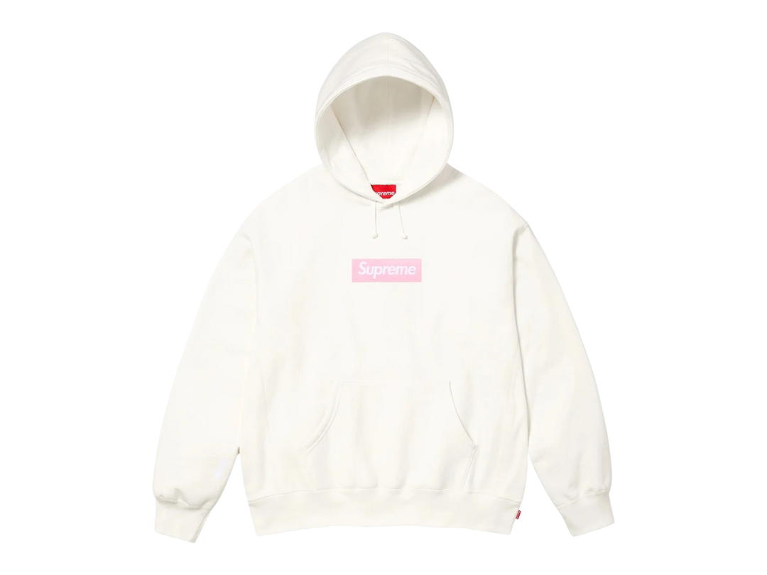 Supreme Supreme Box Logo Hooded Sweatshirt White (FW25)