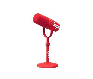 Buy Supreme x Shure MV7 Microphone Red at Sasom – Authentic and Ready to Ship
