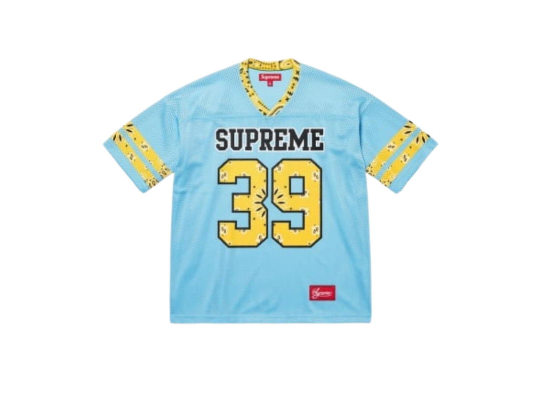 Supreme Supreme Bandana Football Jersey Blue (SS25)