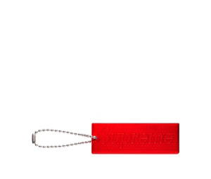 Buy Supreme Reflective Keychain Red at Sasom – Authentic and Ready to Ship