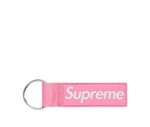Buy Supreme Webbing Keychain Pink (SS26) at Sasom – Authentic and Ready to Ship