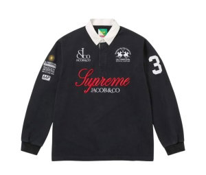 Supreme Stripe Rugby Black (SS22) Shop Authentic at SASOM