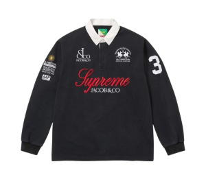 Buy Supreme La Martina/Jacob & Co Rugby Black (SS26) at Sasom – Authentic and Ready to Ship