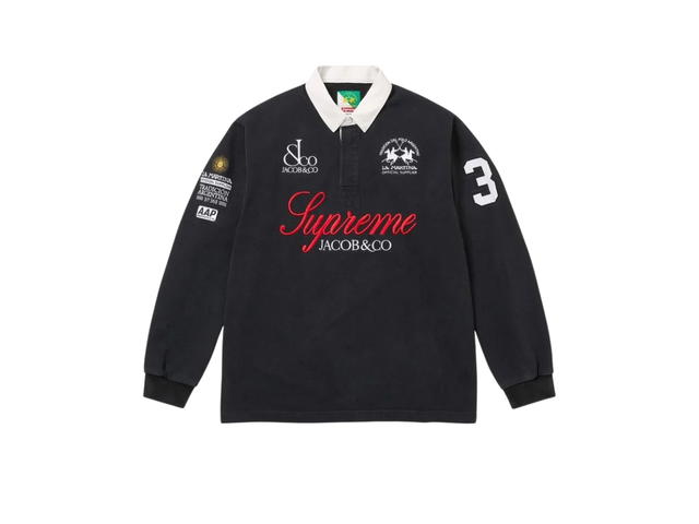 Supreme Supreme La Martina/Jacob & Co Rugby Black (SS26) - view 1