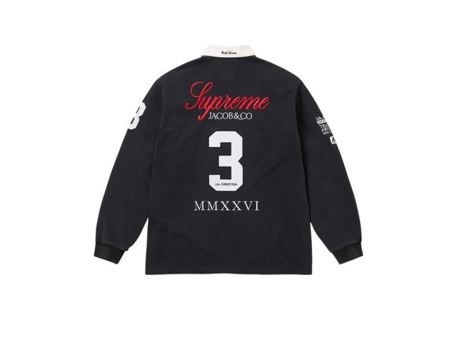 Supreme Supreme La Martina/Jacob & Co Rugby Black (SS26) - view 2