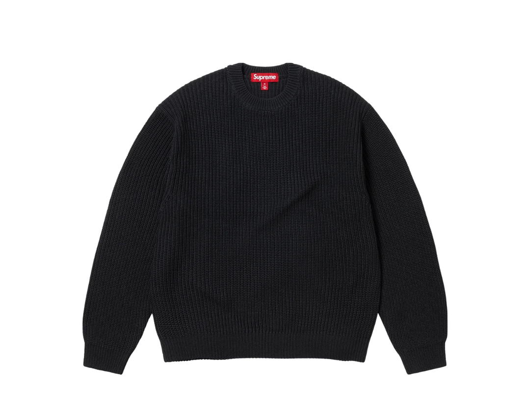 Supreme Supreme Old English Printed Sweater Black (SS25)