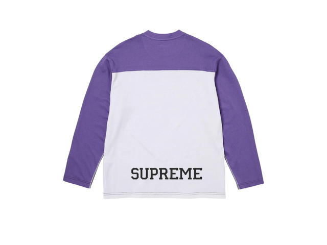 Supreme Supreme Split L/S Football Top Black (FW25) - view 2