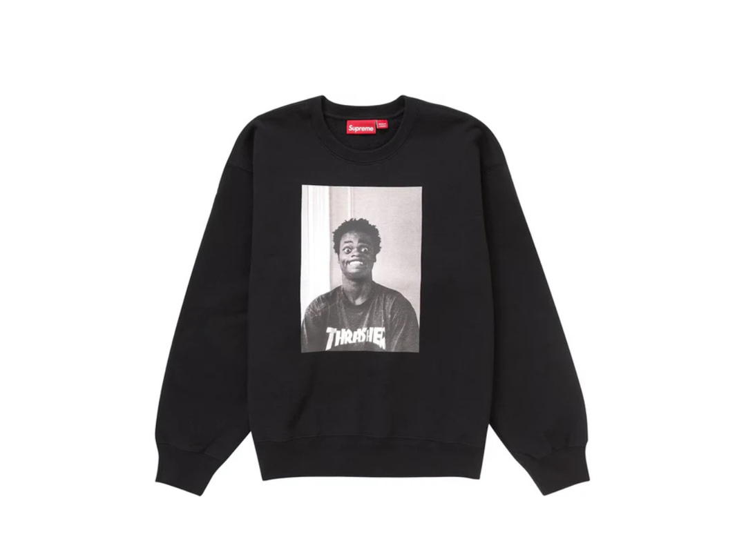 Supreme Supreme Thrasher Harold Crewneck Black
