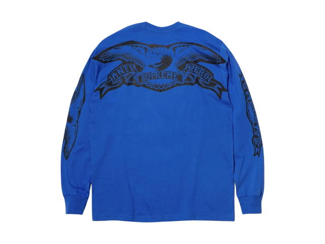 Supreme Supreme x Antihero Eagle L/S Tee Royal (FW25) - view 2