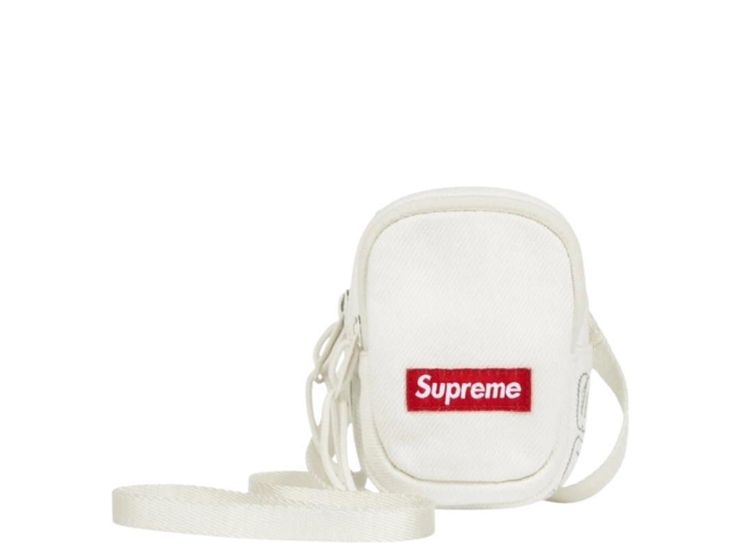 Supreme Supreme Denim Mini Utility Bag White (FW25)
