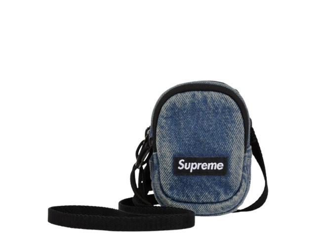Supreme Supreme Denim Mini Utility Bag Washed Indigo (FW25) - view 1