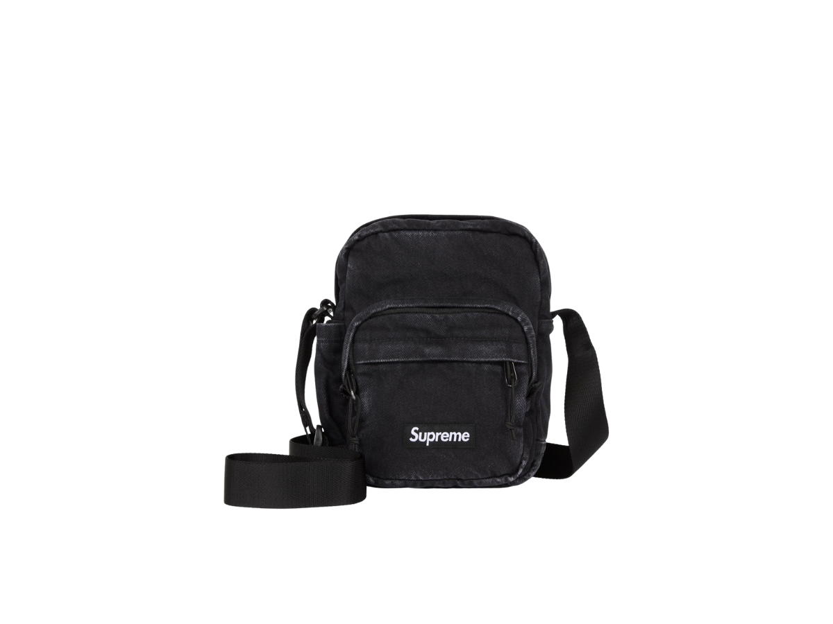 Supreme Supreme Denim Shoulder Bag Black (FW25)