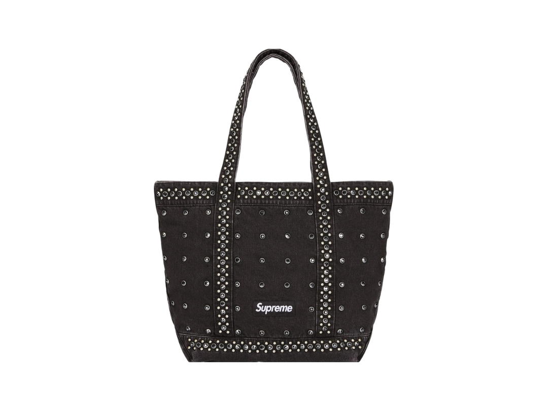 Supreme Supreme B.B. Simon Denim Tote Bag Black (SS25)