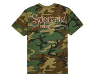 Buy Supreme Gems Tee Woodland Camo at Sasom – Authentic and Ready to Ship