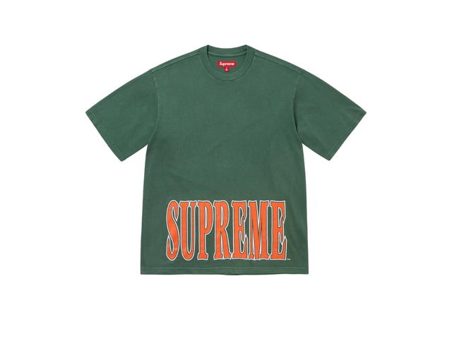 Supreme Supreme Cracked Stretch S/S Top Green (FW25) - view 1