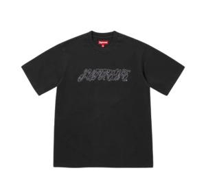 Buy Supreme Raised Script S/S Top Black (SS26) at Sasom – Authentic and Ready to Ship