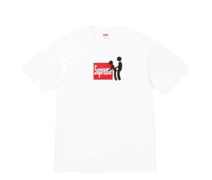 Buy Supreme Stick Tee White (FW25) at Sasom – Authentic and Ready to Ship