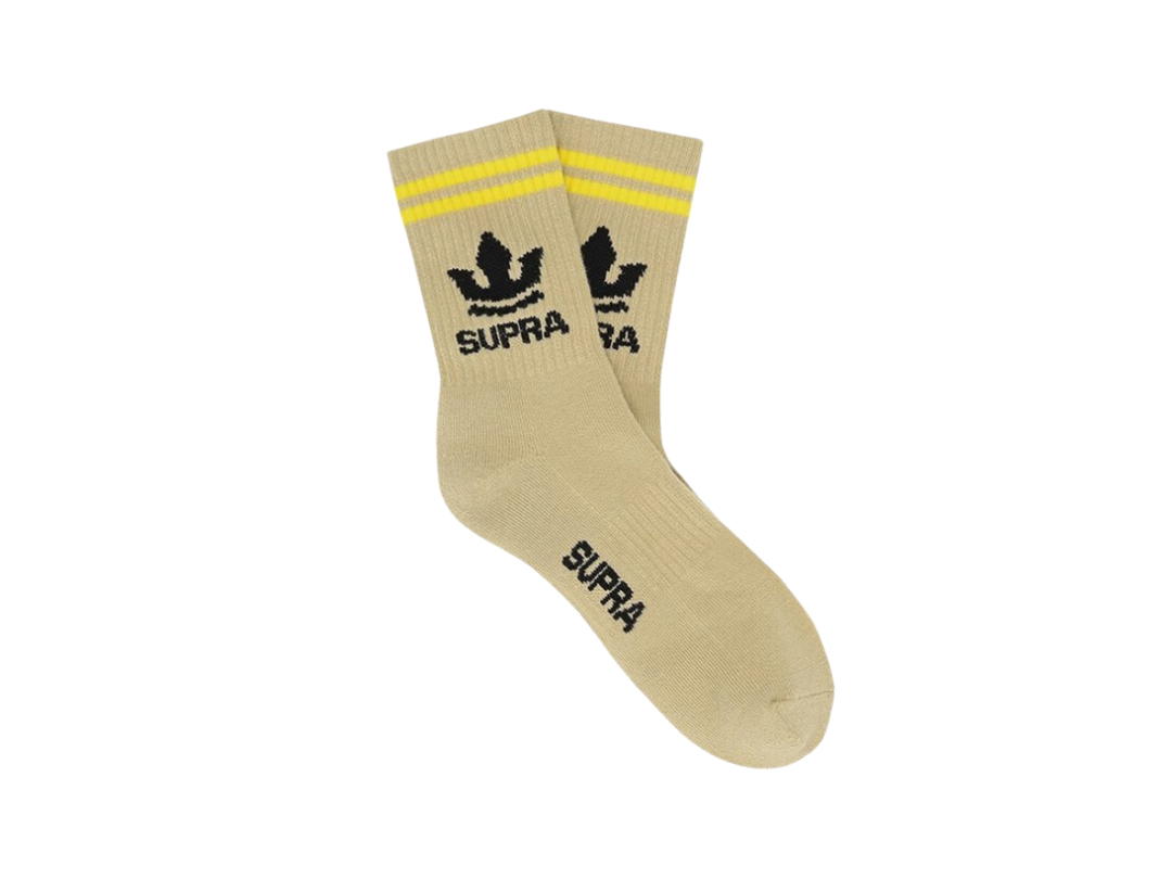 Supra Supra Merino Wool Mid Socks Beige