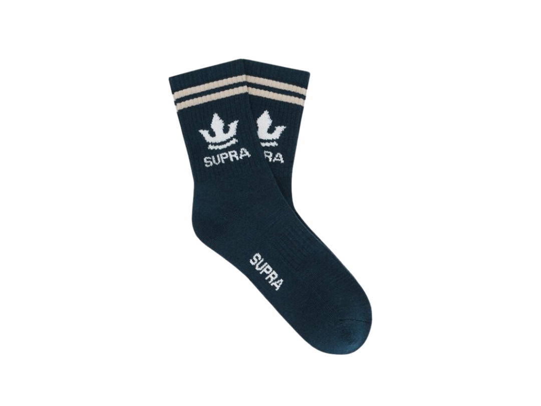 Supra Supra Merino Wool Mid Socks Navy