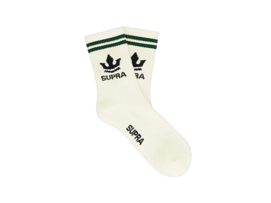 Supra Supra Merino Wool Mid Socks White